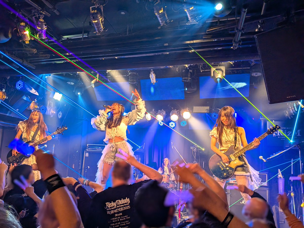 mtdxb's tweet image. 5月欧州・6月台湾遠征ライブ：Risky Melody @_Risky_Melody_（大手レーベル・徳間）ドラム・ayae @ayae_GA_ さん（後方）生誕 ＆ 新 #アルバム リリース記念（4/30）＃写真で奏でる私の世界 x.com/RM_Schedule/st…