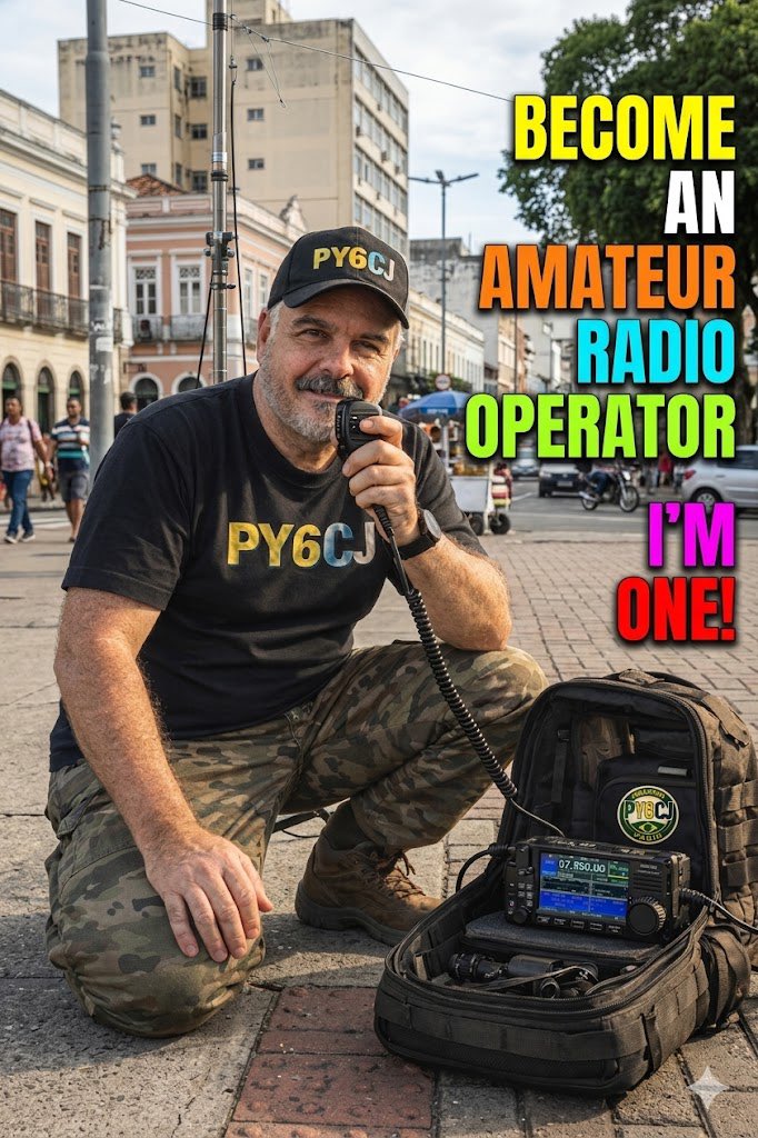 py6cj's tweet image. Amateur radio, much more than a hobby!!

#hamradio #amateurradio #hamradiocommuity #py6cj #hamradioantenna