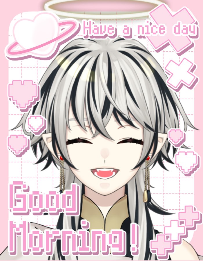 VTuber0x0's tweet image. おは~る‼️ごきげんよう✨

ロス感えぐくね？？？まじぱねぇよ
次会える日を楽しみにしてるぜお前ら！
オフ雑談早めにできるといいな、

#おはようVTuber 
#VTuber 
#新人VTuber