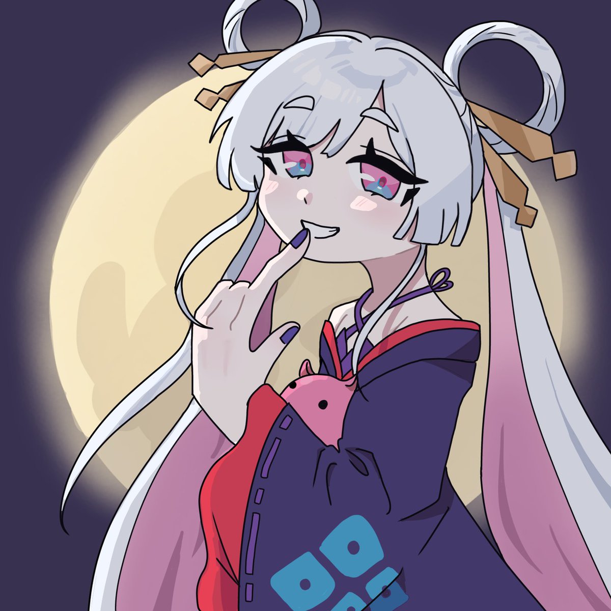 matcharate111's tweet photo. 超かぐや姫!サイコーすぎる
月見ヤチヨを描きました！！ https://t.co/n8VKrDTE9f