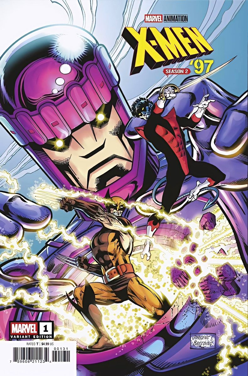 EmpressCarri's tweet image. Dan Jurgens provides a smashing Open Order Variant for X-Men 97 Season 2, Issue 1. Add another wicked piece of art to the Sentinel thrashing repertoire Logan has 😎👊🏽💥🔥 #Wolverine #Logan #WeaponX #MarvelComics #ComicBooks