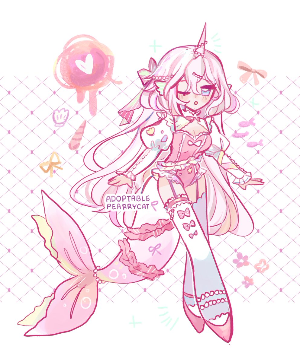 Pearrycatuwu's tweet photo. [ Adoptable 💗}    re-colour!

SP 1 : 30$ (Persanal use)          
SP2 : 50$ [Commercial use]               

Payment : paypal (invoice) Pay within 24 hours  DM/Comments to claim. tysm ! https://t.co/hU1yFhFrk2