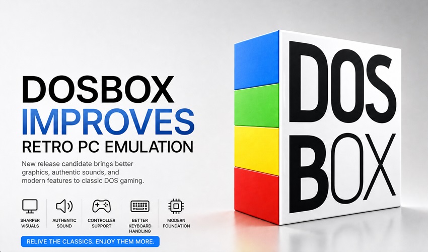 AmigamagazineGA's tweet image. Classic dos gaming gets smoother with the latest Dosbox Staging update generationamiga.com/2026/05/02/cla… #retrogaming #MSDOS #Dosbox