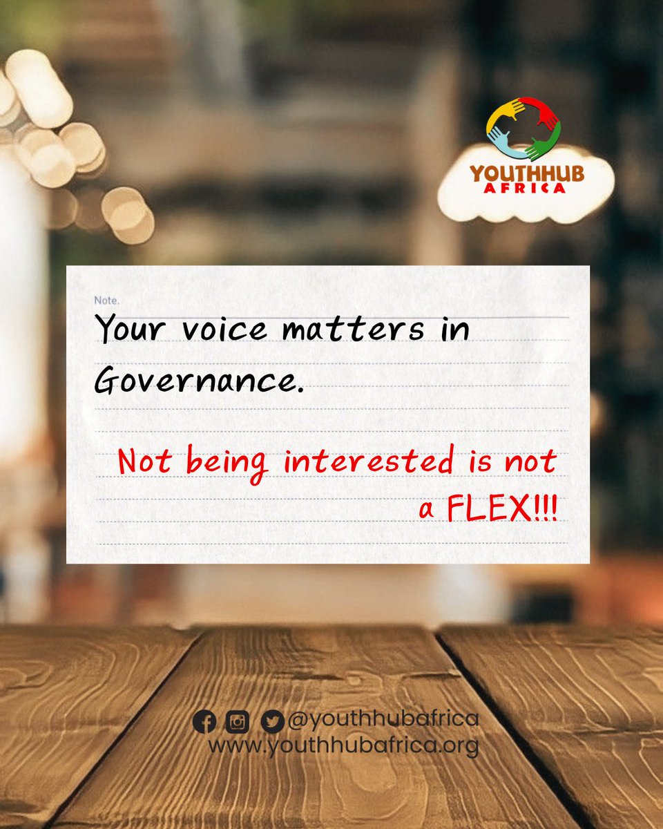 youthhubafrica's tweet image. Hard truths aren’t always easy to hear, but they matter, especially for young people working toward growth, impact, and opportunity. Swipe through to reflect, reset, and realign.

#YouthDevelopment #YouthHubAfrica #GrowthMindset