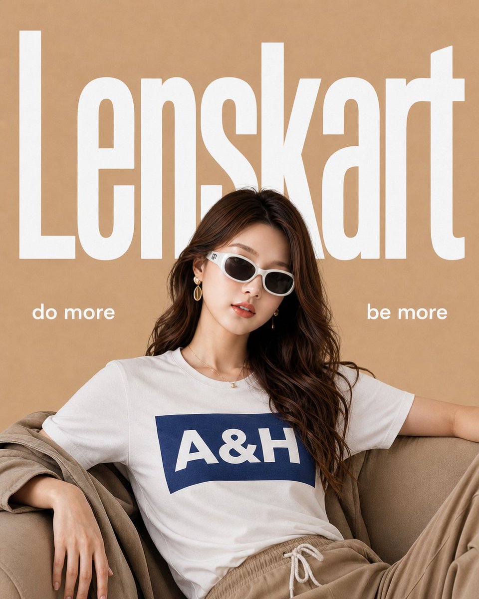 Minimalist Luxury Eyewear Editorial Poster - PromptGather image 1