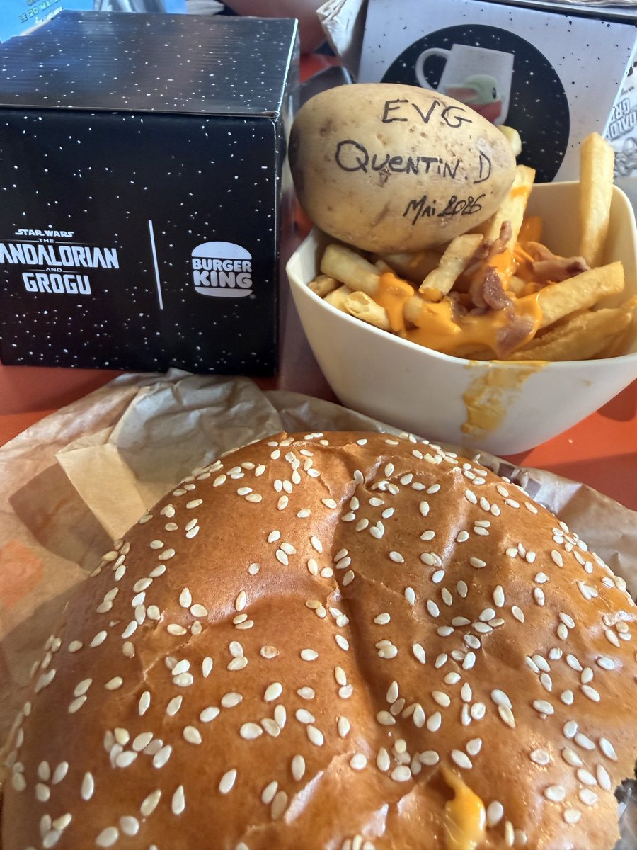 Quentin_Dubosq's tweet photo. @BurgerKingFR vous êtes prêt à participer ou faire un don pour mon EVG aujourd'hui ? 
Sinon je vous attaque pour vos frites servies aujourd'hui 🤔 https://t.co/dOghrNAd4H