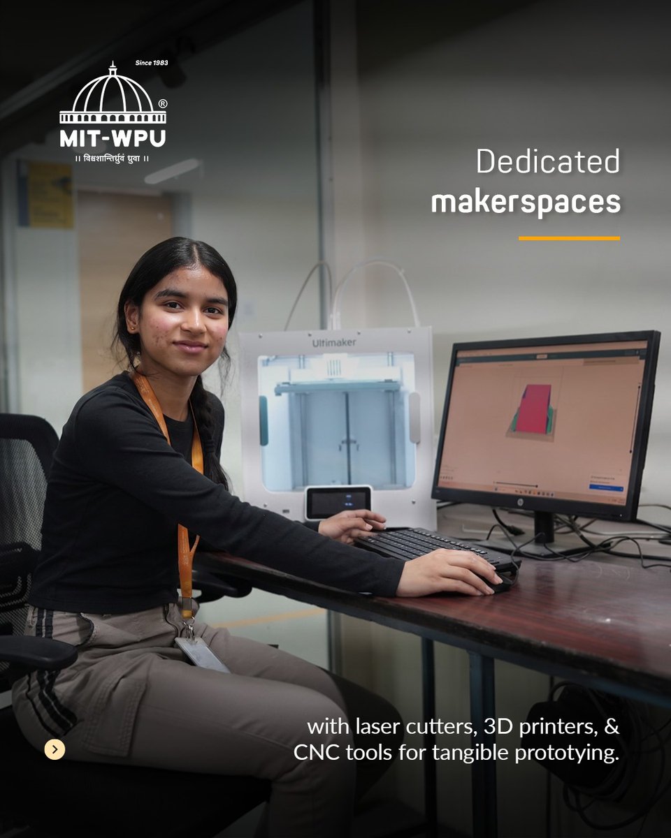 MITWPUOfficial's tweet image. Ideas are easy. Building them is what matters.

At WPU School of Design, MIT-WPU, Pune, students don’t just learn design—they prototype, test, and create for the real world.

#MITWPU #DesignThinking #FutureReady