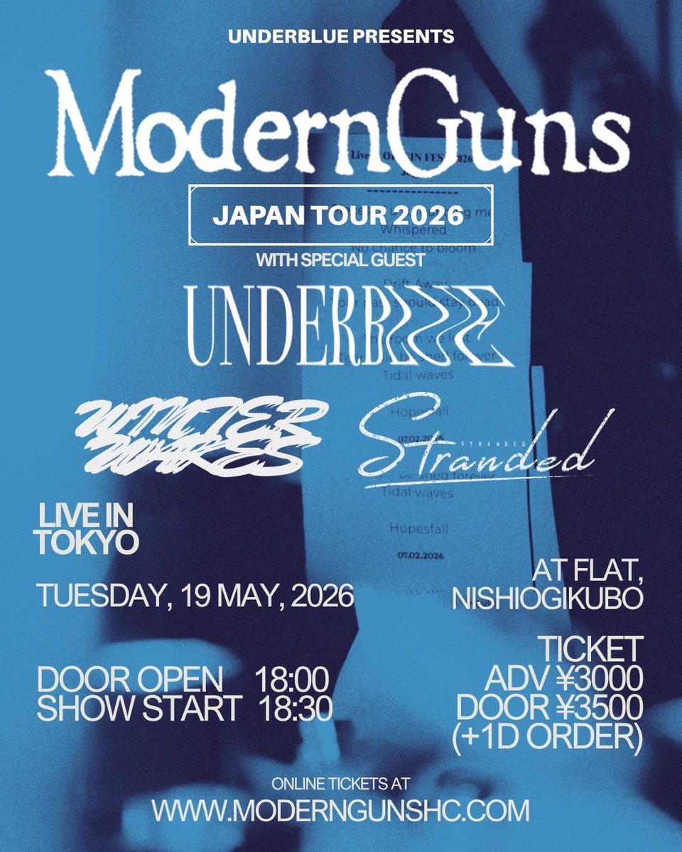kwsmyki's tweet photo. 5月はライブが4本あります。

@Stranded_JP 
5/6(水) 中野MOONSTEP
5/10(日) 新宿ANTIKNOCK
5/19(火) 西荻窪FLAT
🎫 : https://t.co/qy78yOocDI

@FILMLETS_JPN 
5/30(土) CLUB SONIC いわき

🎫 : https://t.co/vUDqQ5vfqH https://t.co/vagcwI4fUn