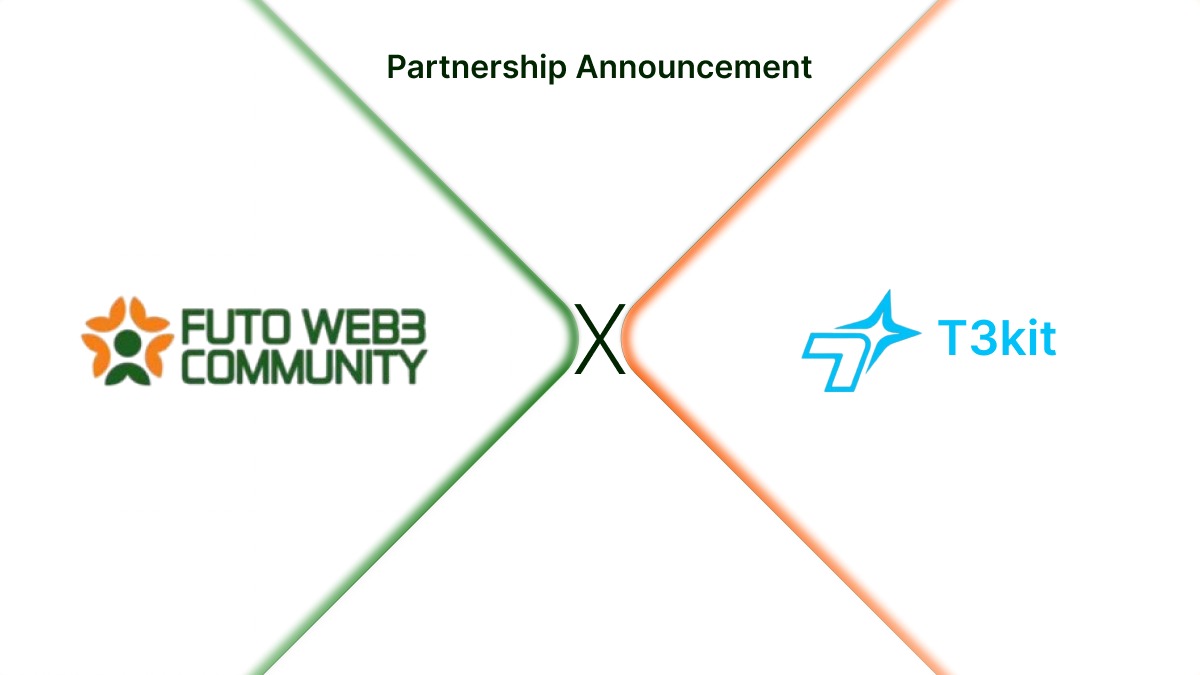 futoweb3comm's tweet photo. We’re excited to officially announce our collaboration with @t3_kit
As a platform focused on onboarding the next generation of Web3 builders, creators, developers, and gamers, T3kit is creating real pathways for more people to learn, grow, and thrive in the digital economy.

At FUTO Web3 Community, our mission has always been to equip students with practical knowledge and meaningful opportunities in blockchain and emerging technologies. This partnership brings both visions together.

We sincerely appreciate @t3_kit for believing in our community and choosing to build with us.

Together, we move closer to a stronger and more inclusive Web3 future