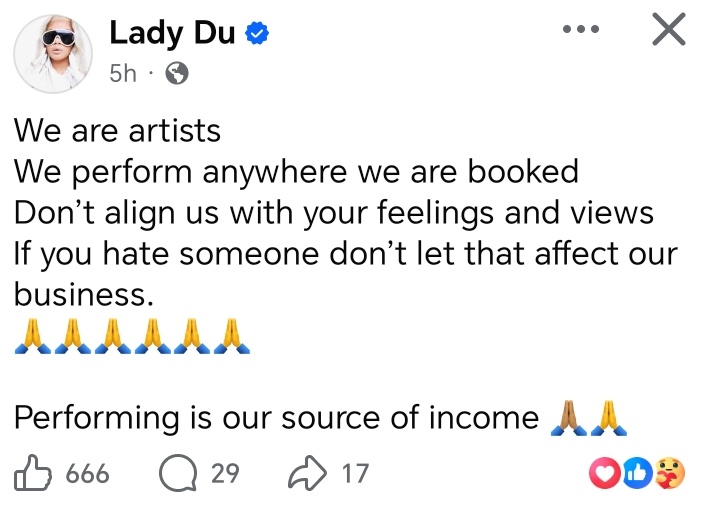 FortunateN13's tweet photo. Lady Du doesn't want to be bothered regarding the activism against illigal immigrants in South Africa.
#NedbankCup  Zulu Malema #ThisCouldBeIt Nigerian Ghana Nigeria https://t.co/vx1wvrLuRe