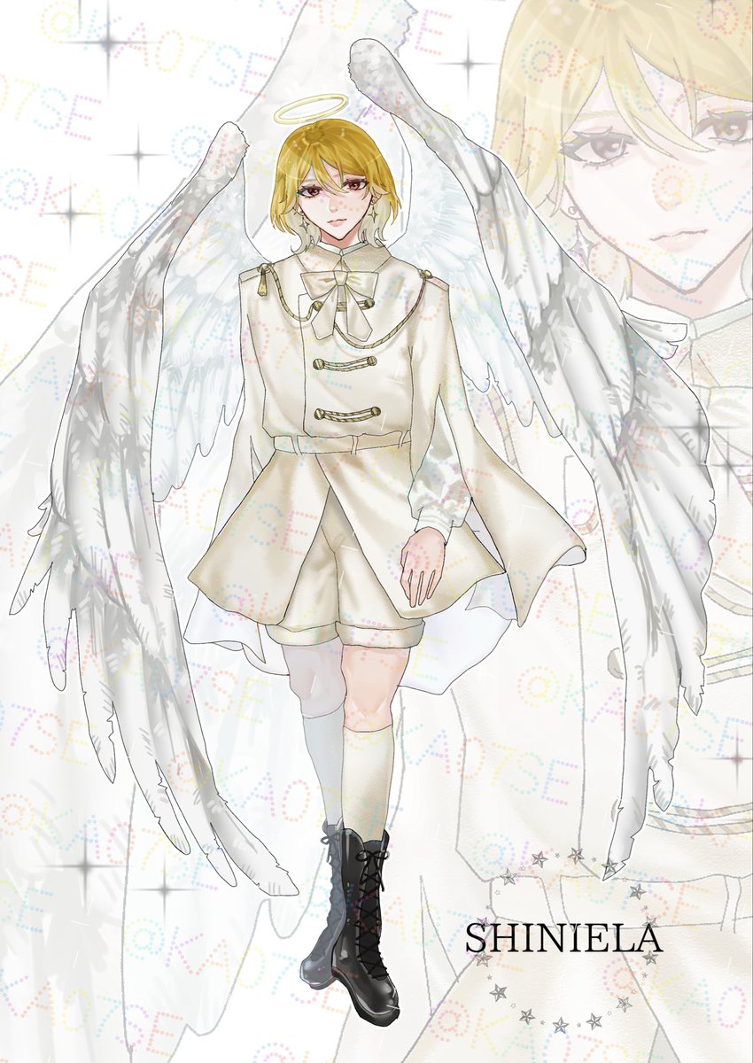 ka07se's tweet photo. 再掲

「死んでもあなたを探し求めた」

#oc #illustration https://t.co/4eO4K132EA