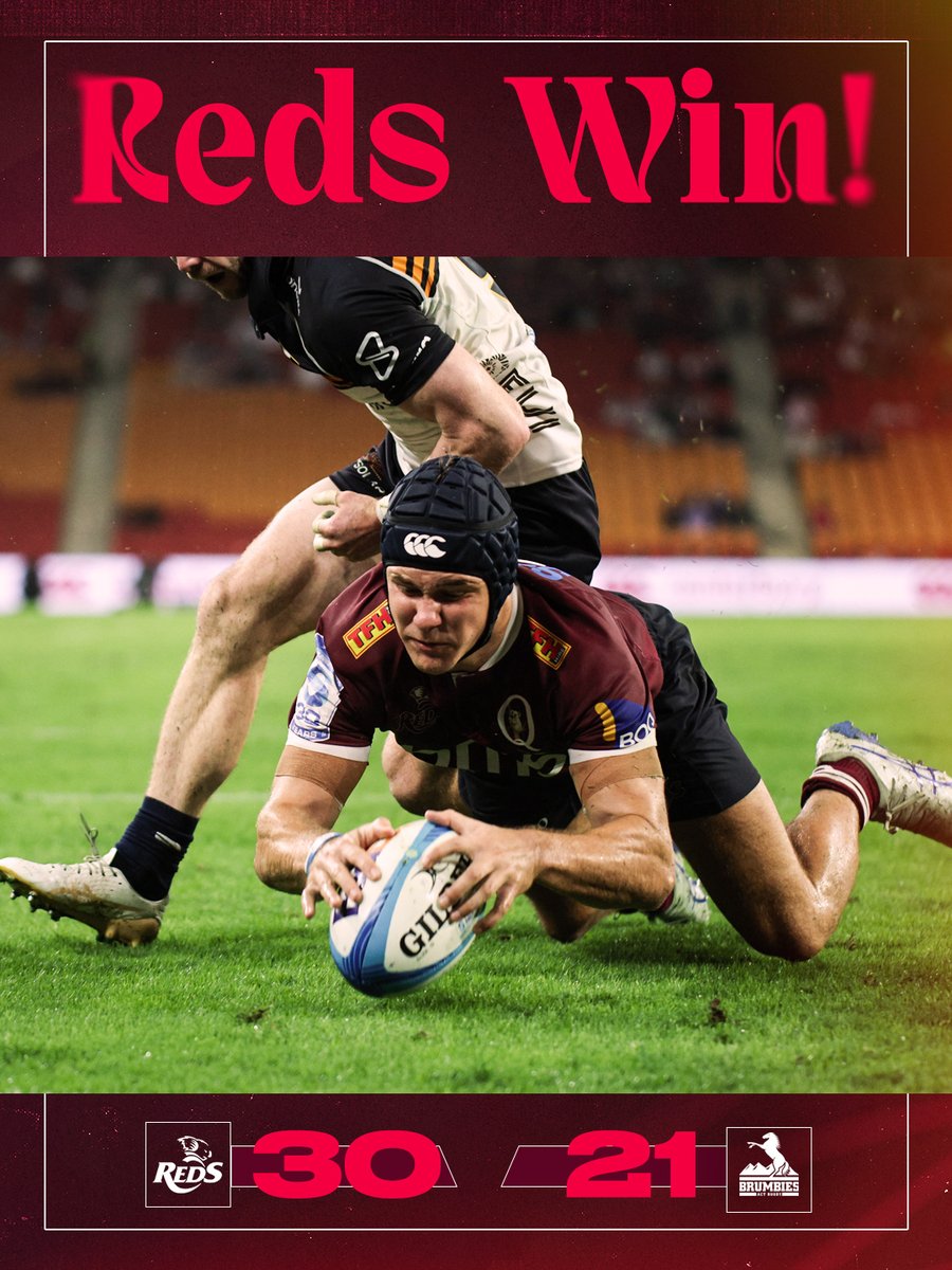 Reds_Rugby's tweet photo. Doing the double over the Brums #REDvBRU https://t.co/qJ1G6Cwp0Q