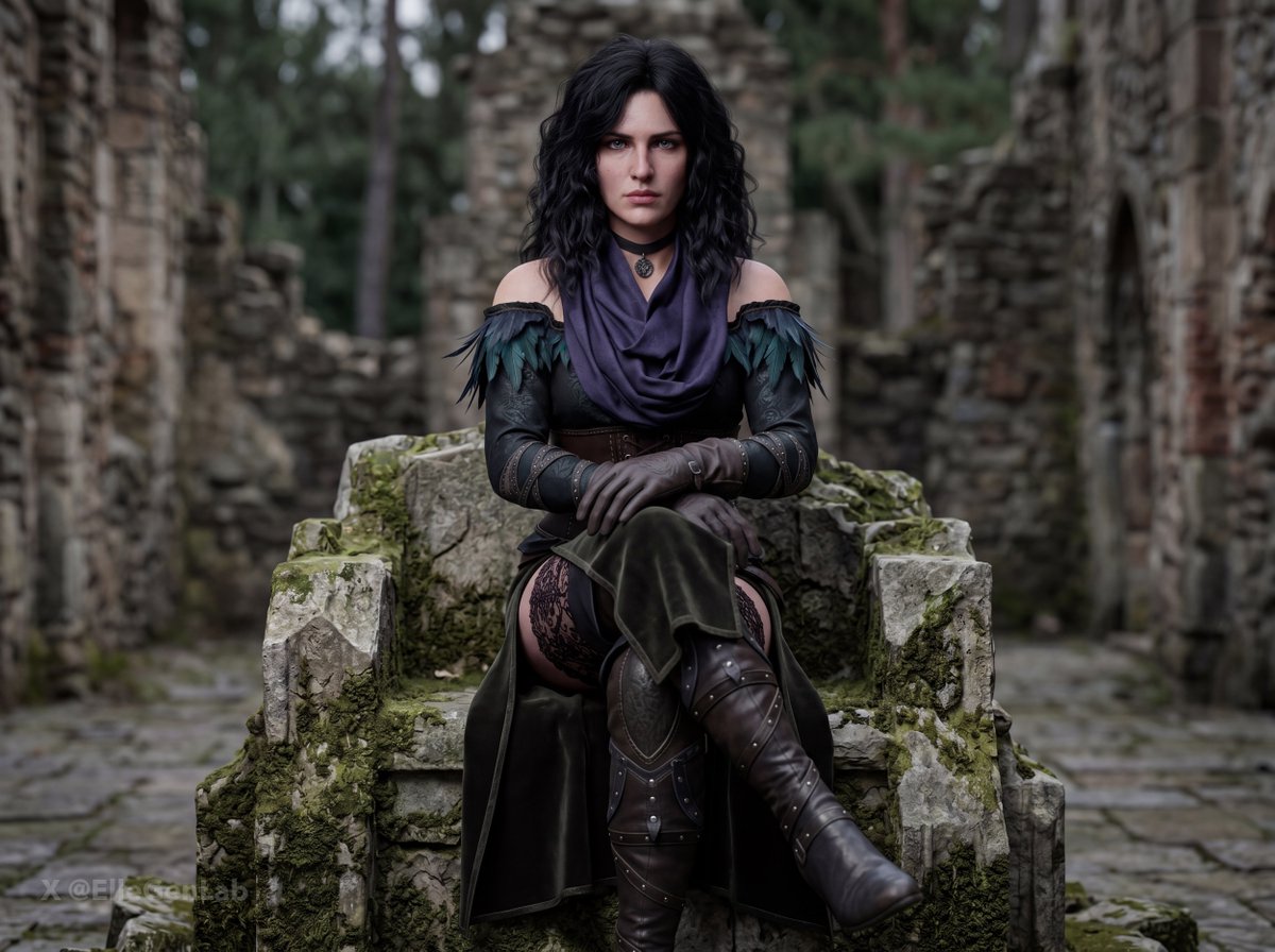 ElleGenLab's tweet image. Yennefer - ash and obsidian. 
#TheWitcher #cinematicphotography