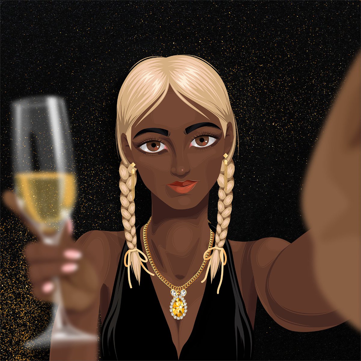 Gm!

Here's a little energy booster for an empowering weekend:

Don't wait for anyone to save you.

Save yourself &amp; live the life you want.🎊💪🏽

Cheers from this empowered Socialite. 
 #nftcommunity #nftart