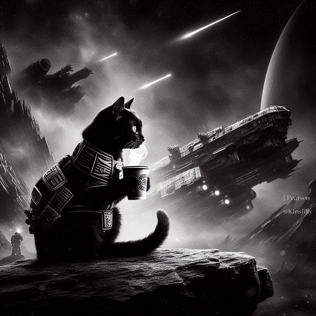 JillyKins777's tweet image. Share or QT Your Black and White Cat/Caturday art🐈
Anyone can join in😀
Please no smut/NSFW
Feel free to tag people. Lets have some fun and get to know some more artists 

Inviting: @RealJerryR1 @McC3Kat @LitArtificial @BeanieBlossom @Niniellissime @live2rideahd 

#Artshare