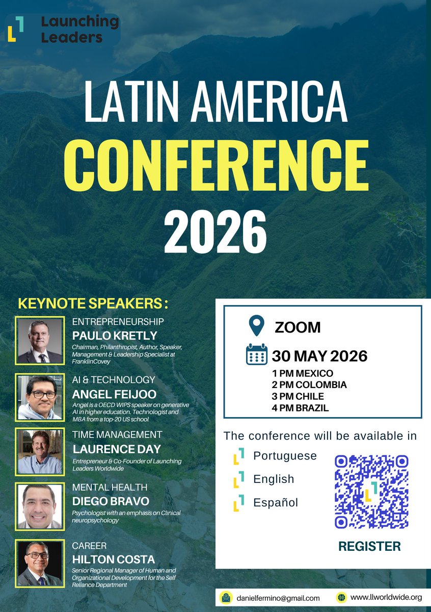 LaunchingLdrs's tweet photo. We are excited to announce our Latin America conference. Registration is open. We hope to see you there!
https://t.co/lltO4rsVjv https://t.co/i3qmDhOdhF