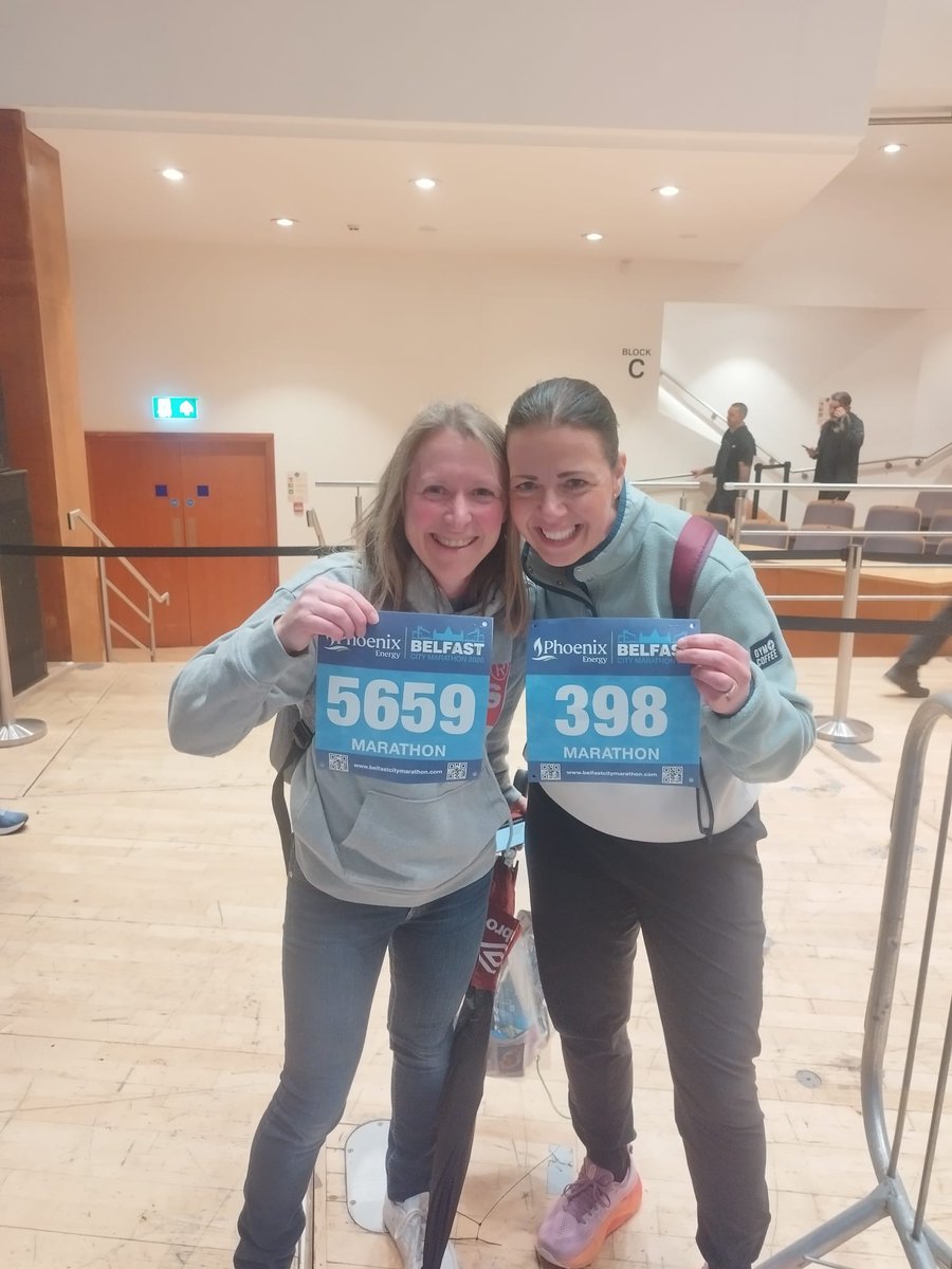 mc_pat2's tweet photo. Massive good luck to the two besties. Running tomorrow in the Belfast marathon, 26 miles isn't around the corner, but I know you both will knock it out of the park. All the hard graft, early morning starts, roads pounded, prep done, Good luck 👊 🏃 ❤️ @chestheart&amp;stroke❤️ https://t.co/dM49FSilIt