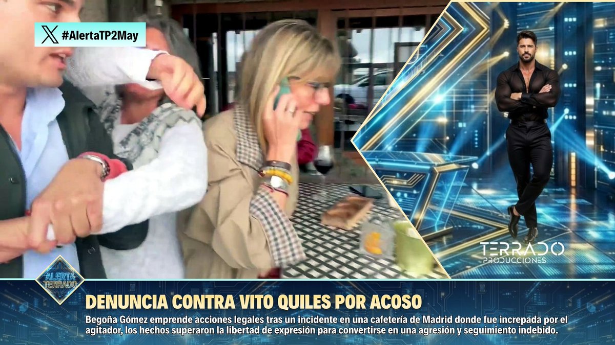 ⚖️ Begoña Gómez denuncia al agitador Vito Quiles que la increpó y persiguió en una cafetería de Madrid.

🚨 La demanda sostiene que los hechos superaron la libertad de expresión para ser una agresión.

🛡️ Sus abogados denuncian un seguimiento indebido.

⚠️ #AlertaTP2May