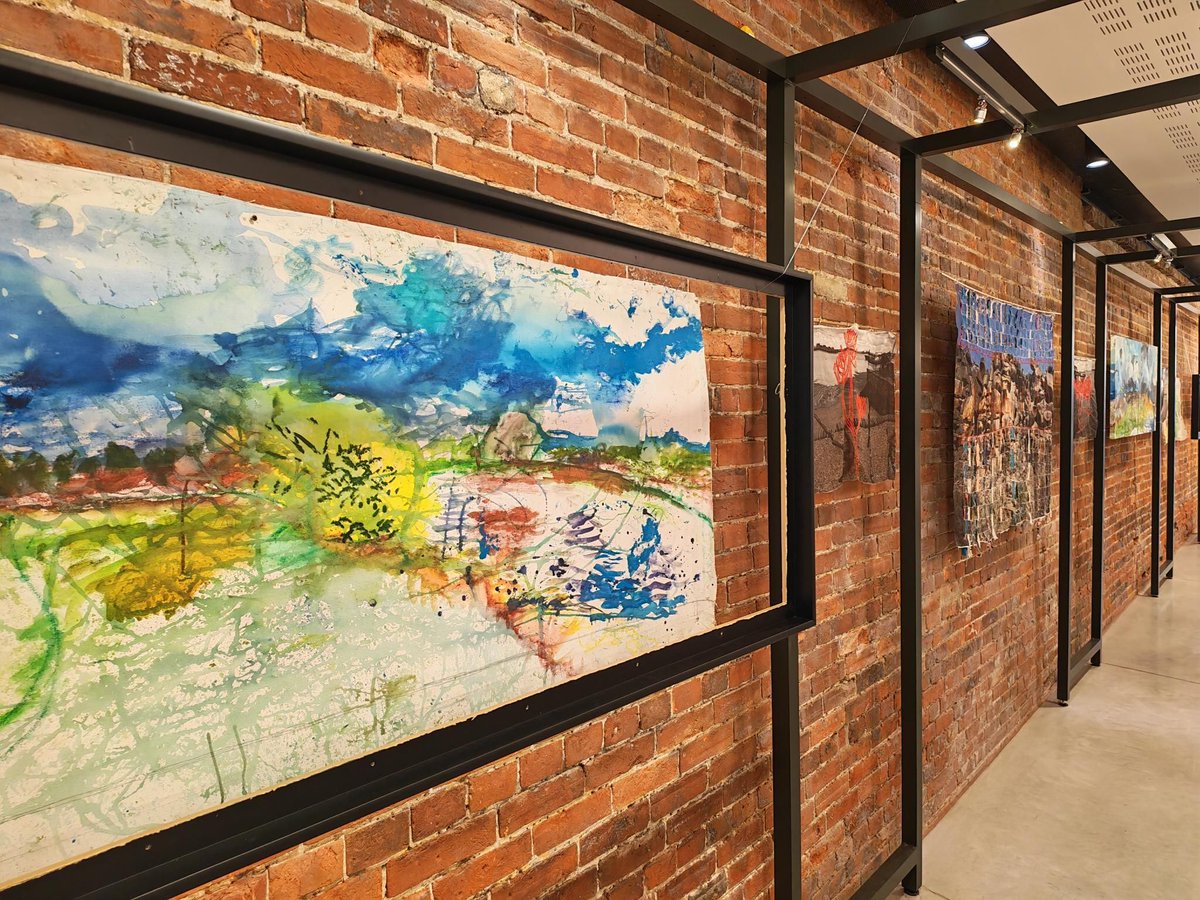 SOFOtrust's tweet photo. Open today!

Two #free exhibitions for #OxfordshireArtweeks available 2 - 17 May 2026

The River Boundary by Pippa Hetherington and Anita Joice

Women Weaving Stories by @rana72 and Iraqi Women, Art &amp; War

#art #exhibitions #oxfordshire #iwaw #open #artweeks https://t.co/qzScT9u5pH