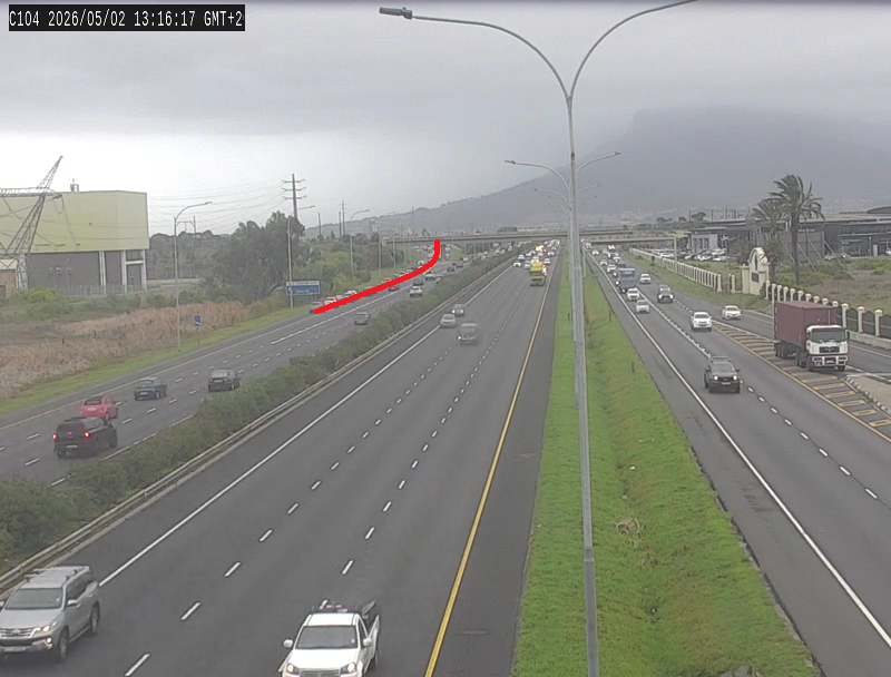 CapeTownFreeway's tweet image. 26050200072: #Congestion: N1 Inbound ramp to Sable Rd. Expect delays...#BeTheChange