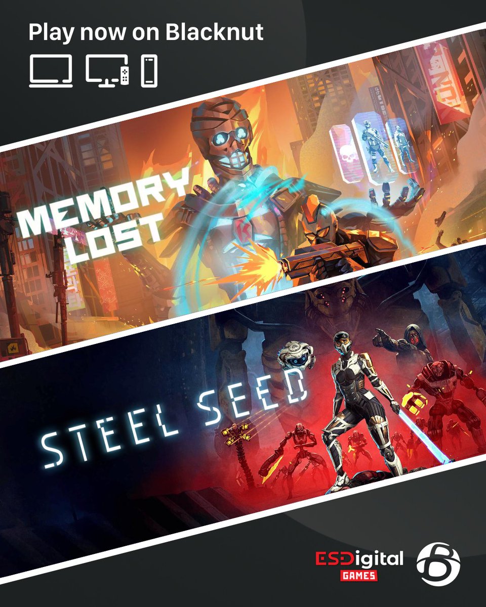 Blacknut_Games's tweet image. 🔥 Dark worlds. Lost memories. Steel resolve.
👉🏻🔗 bit.ly/4hKXUiO
Dive into intense action and gripping atmospheres with Demon Skin, Memory Lost: Chapter One, and Steel Seed by @ESDigital_Games  ⚔️🧠🤖
Are you ready to face the unknown?

#videogames #blacknut #indiegames