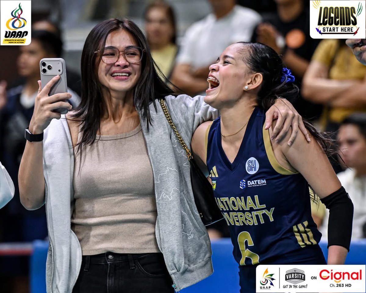“Nandito lang si ate, kasama mo sa bawat talon at hampas mo” 🥹❤️

#UAAPSeason88