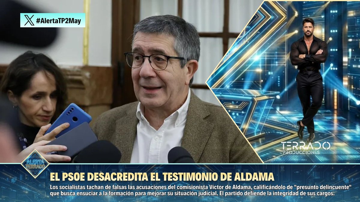 ⚖️ El PSOE tacha de falsas las acusaciones de Aldama y lo califica de "presunto delincuente".

🛡️ Los socialistas denuncian que solo busca ensuciar al partido.

🏛️ La formación defiende la integridad de todos sus cargos frente a los ataques del comisionista.

⚠️ #AlertaTP2May
