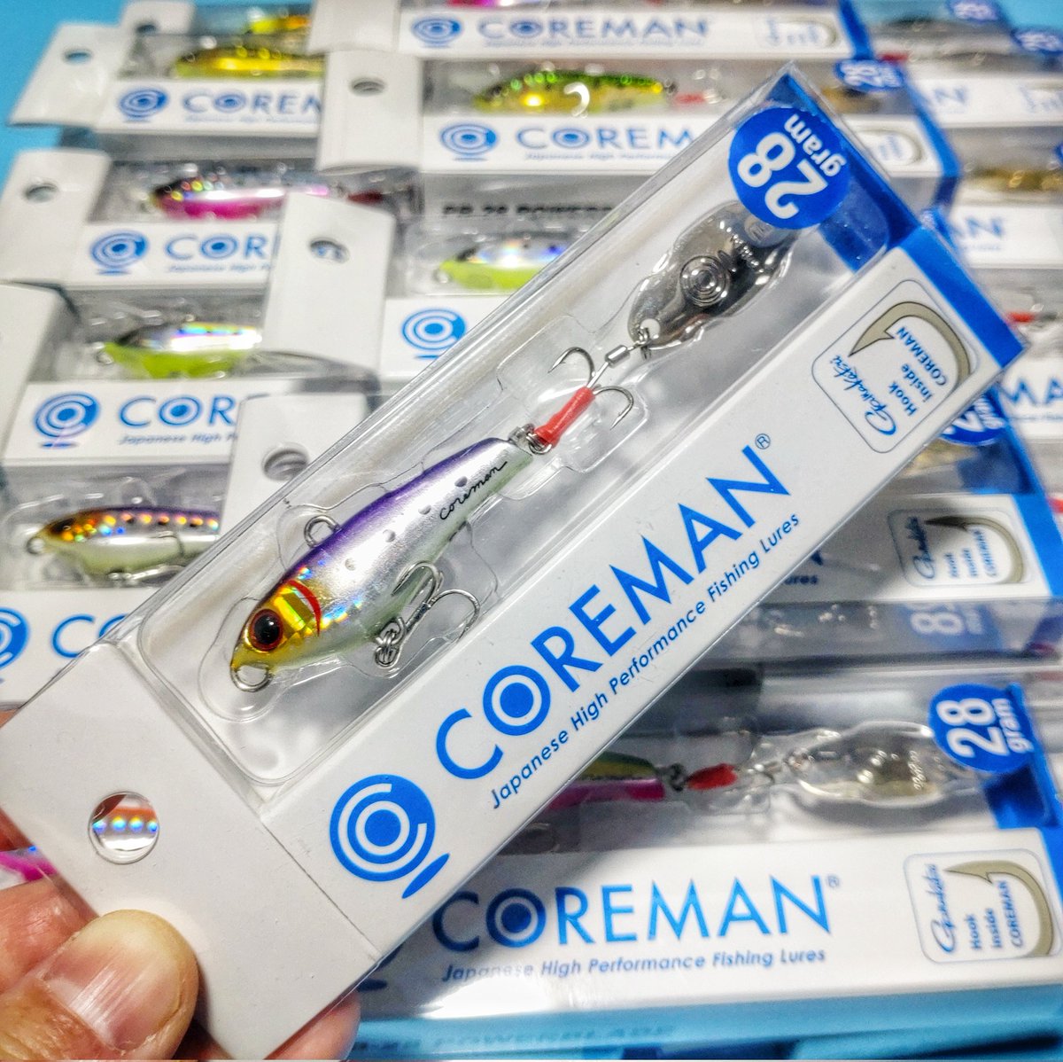 ken_sagayama's tweet photo. 【COREMAN 】🆕PB-28 POWERBLADE✨️ 着弾‼️
PB-30よりシルエットが小さくなり、ブレードも小型化🎵
次回釣行🎣で投入予定😁楽しみ〜🤩

#コアマン #COREMAN #PB28 #POWERBLADE #キングフィッシャー https://t.co/h8NxFrSFin