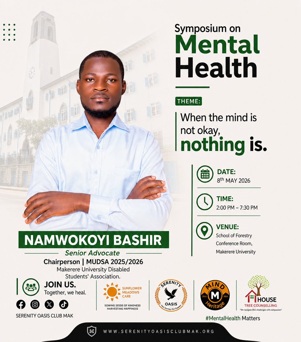 SerenityOasis12's tweet photo. Colleagues the day is getting close. 
Remember, that it's okay to speak out. It's okay to seek help and it's okay to heal. Come and we heal together. 
#8th/May https://t.co/rAjgZ32kxb