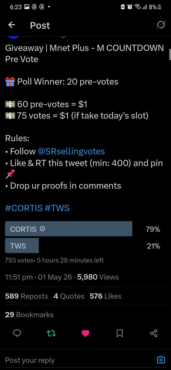 bluehanlee's tweet photo. @SRsellingvotes for #CORTIS https://t.co/lQ08wN652Z