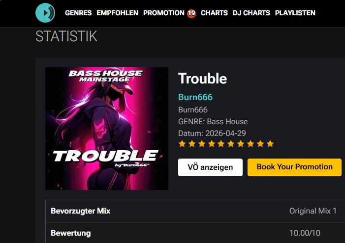 Burn666Music's tweet image. BRAND NEW @MusicWorx.com- DJ &amp;amp; LABEL MUSICPOOL Nr.1!
&amp;gt;&amp;gt;TROUBLE.. (BADHOUSEMUSIC🏴‍☠️)&amp;lt;&amp;lt;
#Bass #House #EDM #Mainstage #Vocals #NewMusic
"You Looking for me like Trouble"...
pro.music-worx.com/release/troubl….........