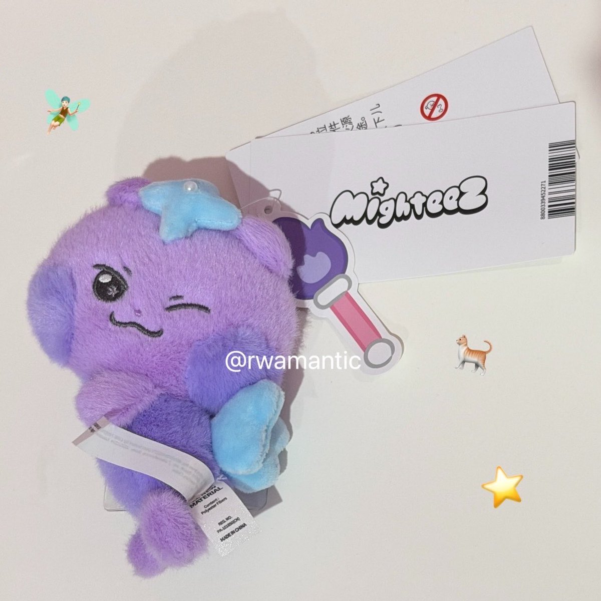 wts / sell📍ina 🇮🇩
♡ ATEEZ SAN MIGHTEEZ SANIYO Wonder Fairy Doll Keychain 🐱♡

IDR 315.000

good condi with tag no pc
exc adm shpee 🍊 ww ship 🆗 
dm <a href="/rwamantic/">cici ◡̈</a> 💌

(plush plushie boneka aniteez official bobo wink 에이티즈 양도 마이티즈 #pasarATEEZ #ตลาดนัดateez #ตลาดนัดเอทีซ)