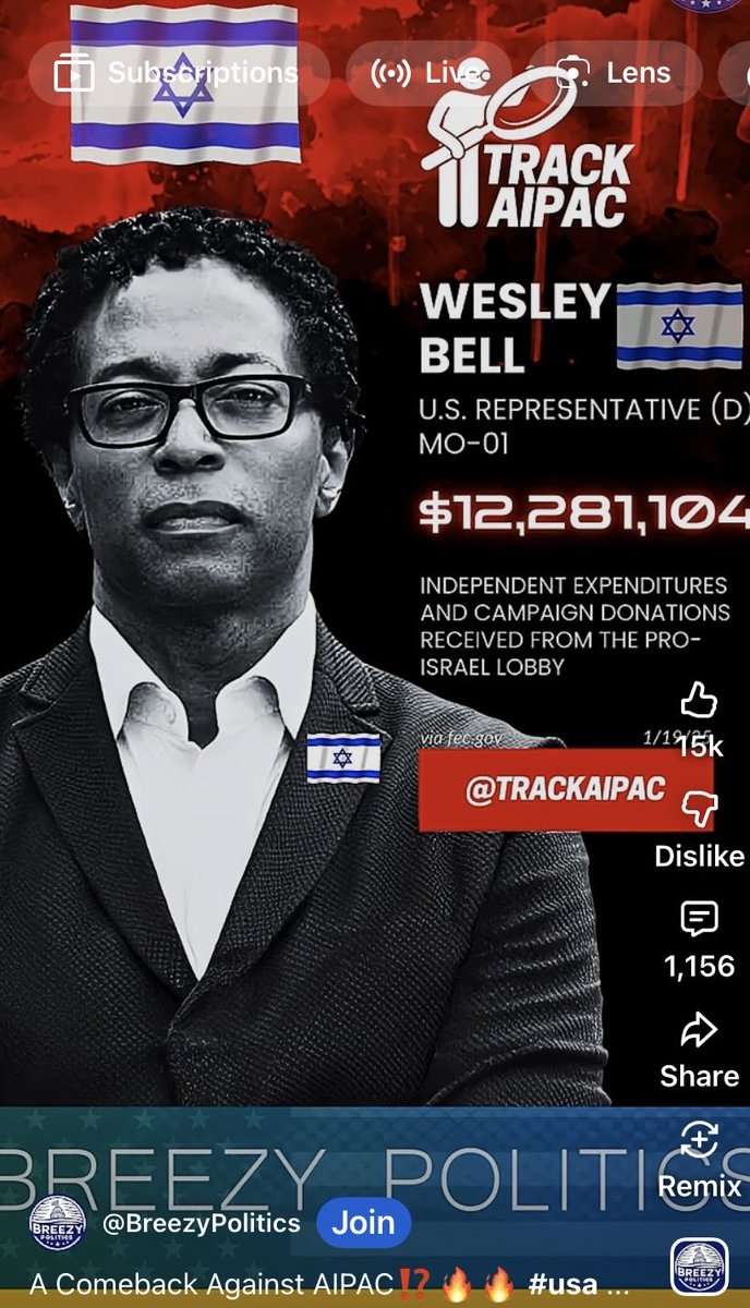 gu47351's tweet image. A Comeback Against AIPAC⁉️🔥🔥 #usa #america #israel #palestine #iran #pol... youtube.com/shorts/PZ5FDsC… via @YouTube - How on earth can our Missouri friends vote for an AIPAC-owned Israeli shill, instead of an American patriot like @CoriBush?