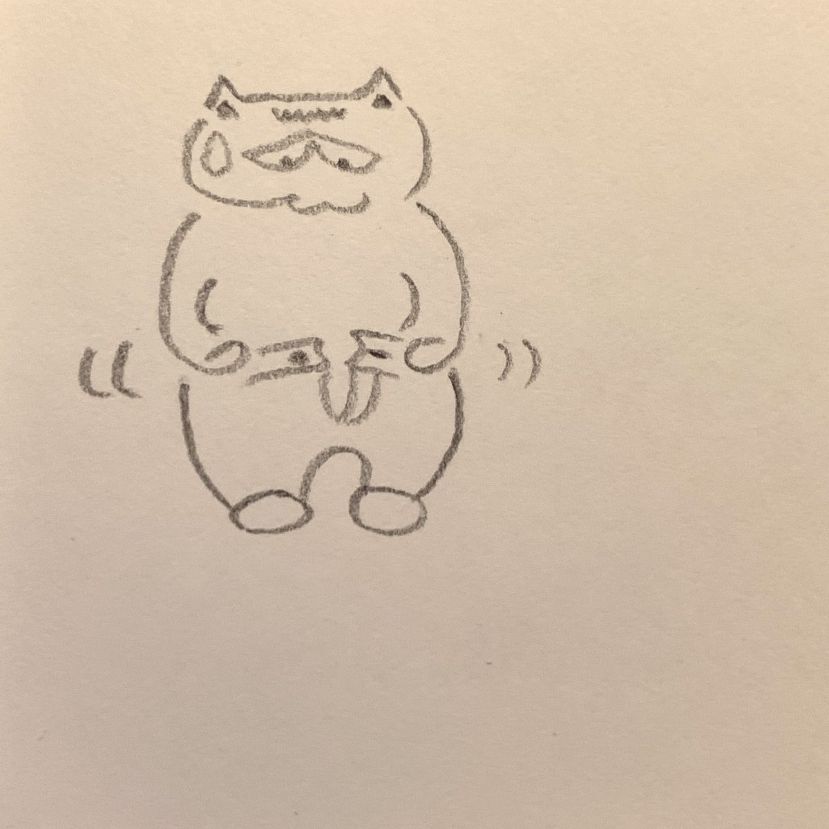 le_dragon_v's tweet image. last year's trousers
#drawing 
#sketches 
#cat 
#猫