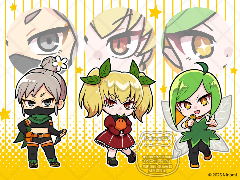 ninomi150's tweet photo. ミニキャラ描いてます✏️創作とファンアートどっちも好き！刺さる人に届けば嬉しいです😊
#GWはフォロワーさんが増えるらしい
#絵柄が好みって人にフォローされたい https://t.co/GH3lsnYJSB