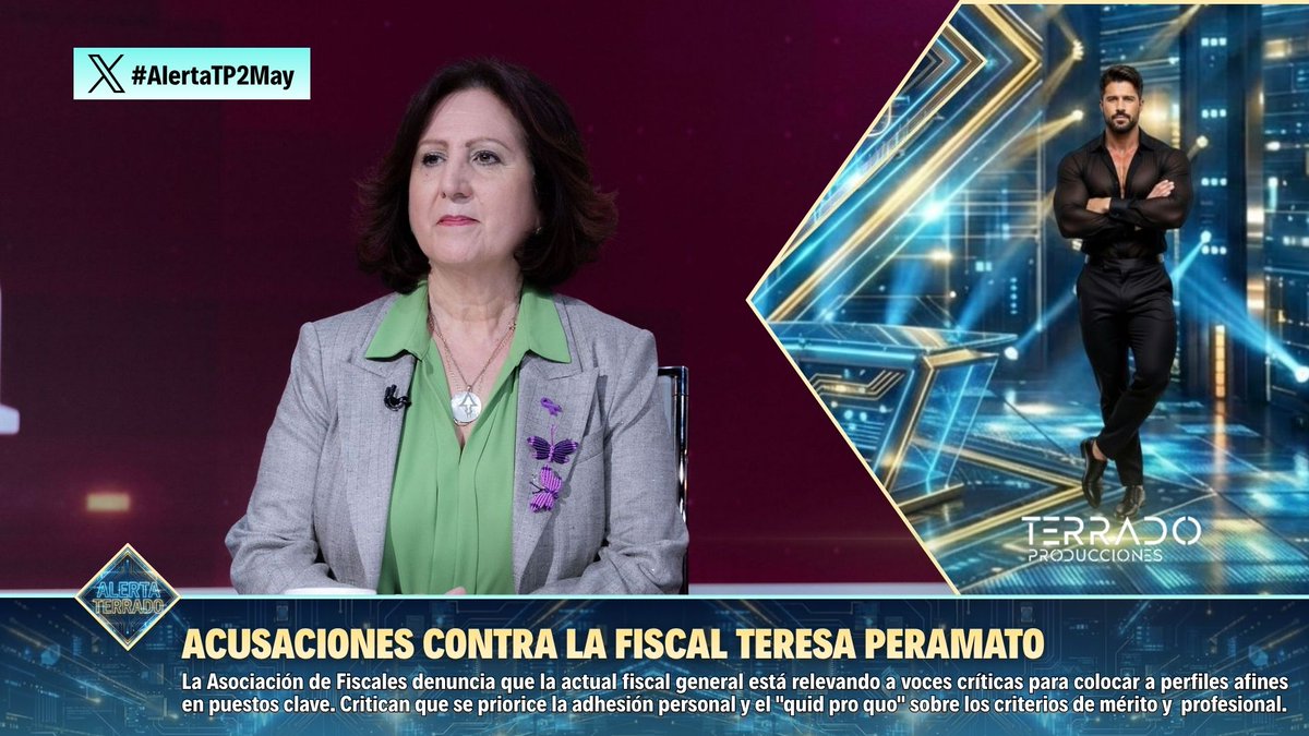 ⚖️ La Asociación de Fiscales denuncia que la Fiscal General Teresa Peramato releva voces críticas por perfiles afines.

📉 Critican que se priorice la adhesión personal y el "quid pro quo" 

🏛️ Alertan de una purga para controlar los puestos clave en España.

⚠️ #AlertaTP2May