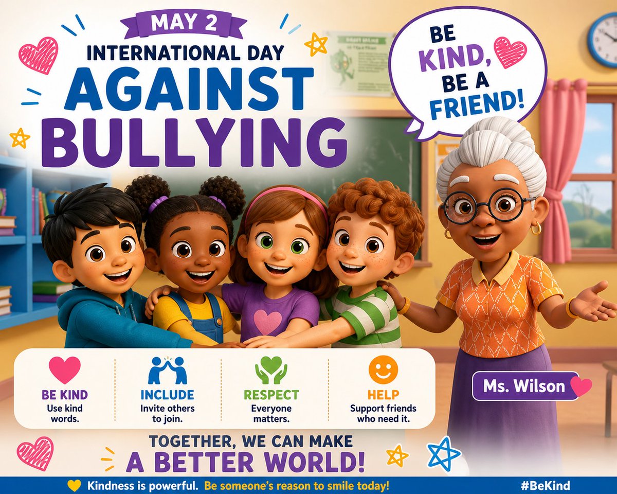 OntheLandofGame's tweet image. Together, we can make a better world 💛
#BeKind #PositiveLearning #KidsUniverse #KindKids #OnTheLandOfGames