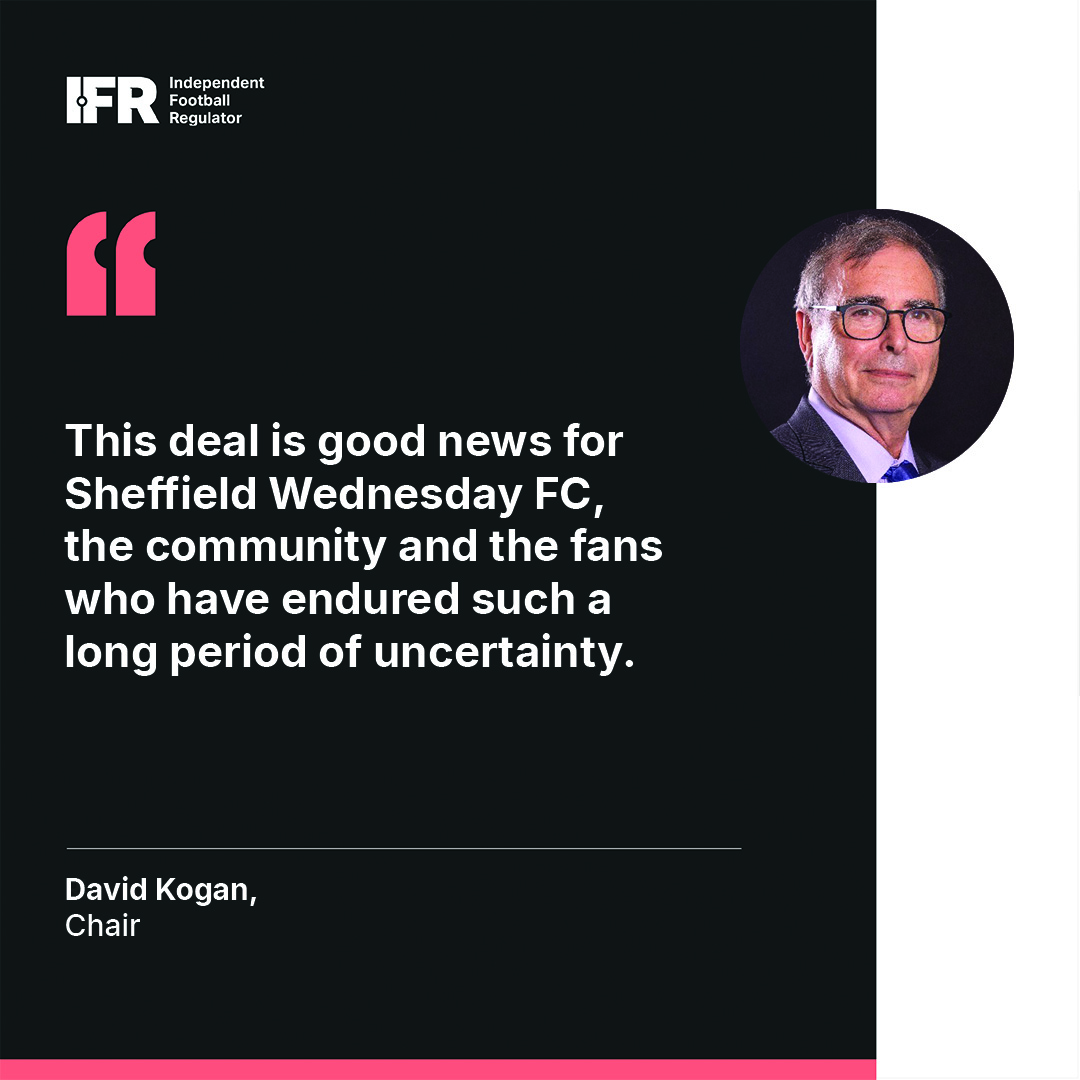 The Independent Football Regulator (IFR) tweet media