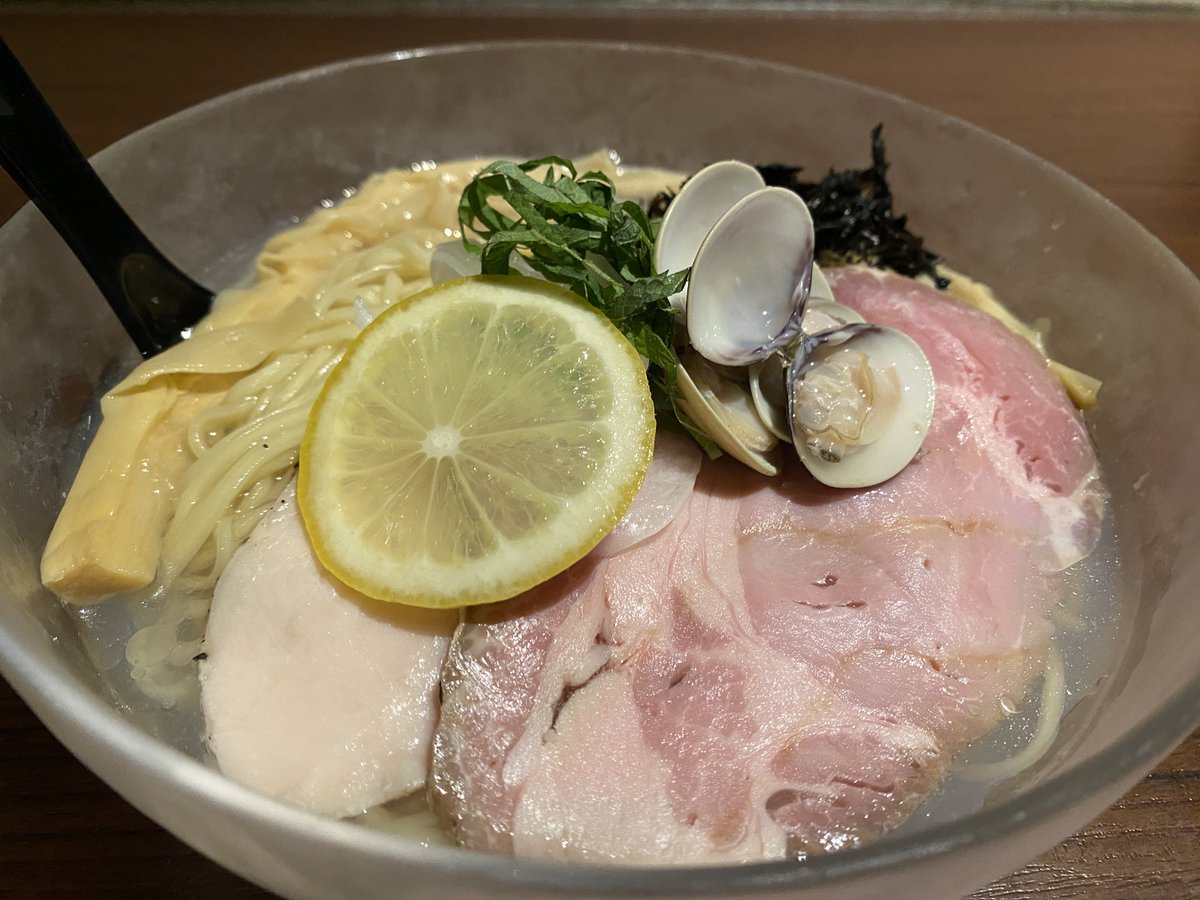 MisaoFukami's tweet photo. 裏雅流
純はまぐり冷やし大盛り

我慢できずに来てしまった。
なんだいこれはめちゃくちゃ旨いな！ https://t.co/KFvATbt3eA