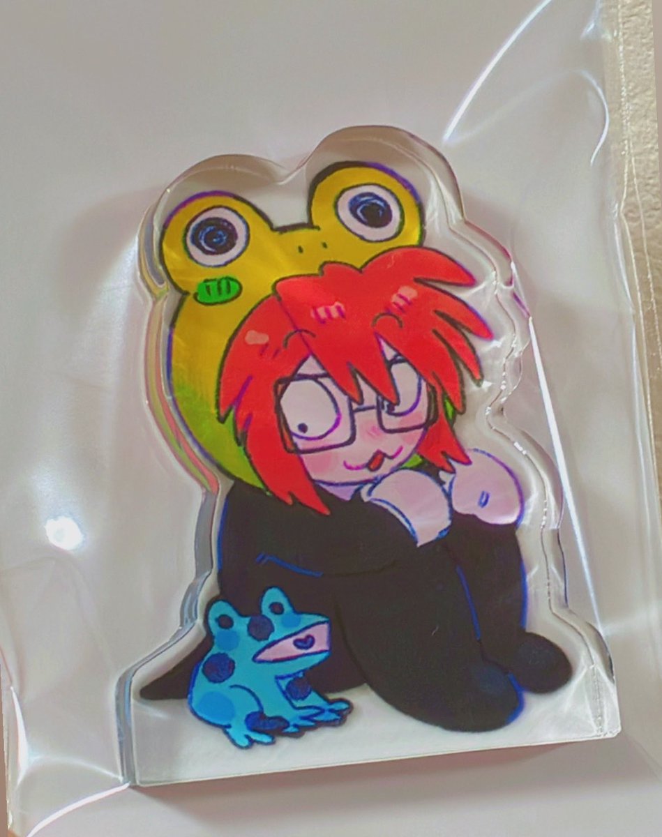 アクリルブロック来ちゃ〜！！🐸