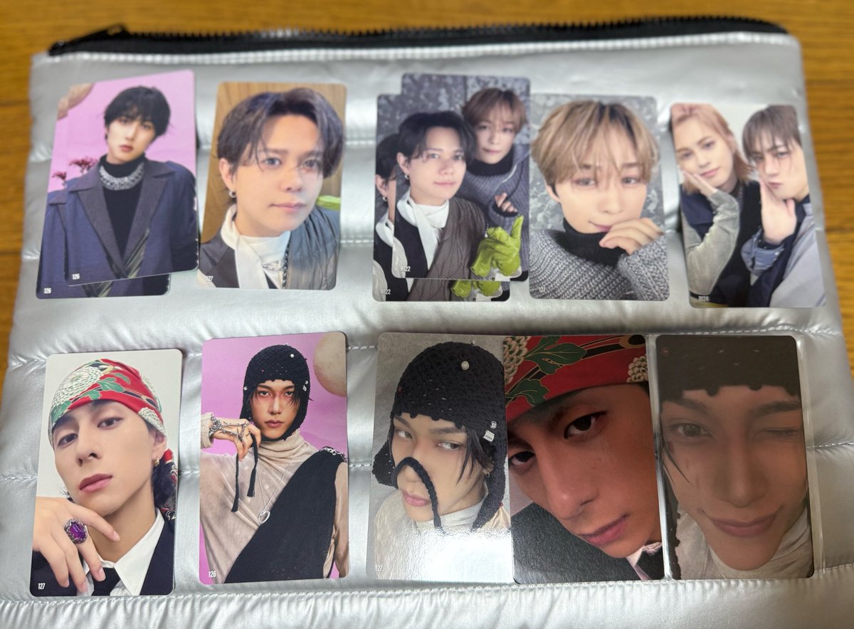 97wmf's tweet photo. INI NEW YEAR POPUP STORE 2026 トレカ 特典 交換 7000円トレカ
【譲】1枚目の画像のもの
池﨑 尾崎 後藤 佐野 西 藤牧 松田
【求】2,3枚目の💖のもの
木村≫許
異種交換🙆‍♀️
5/18のアフパ手渡しor郵送での取引可能な方リプかDMよろしくお願いいたします。 https://t.co/zpMjKoYZ5g