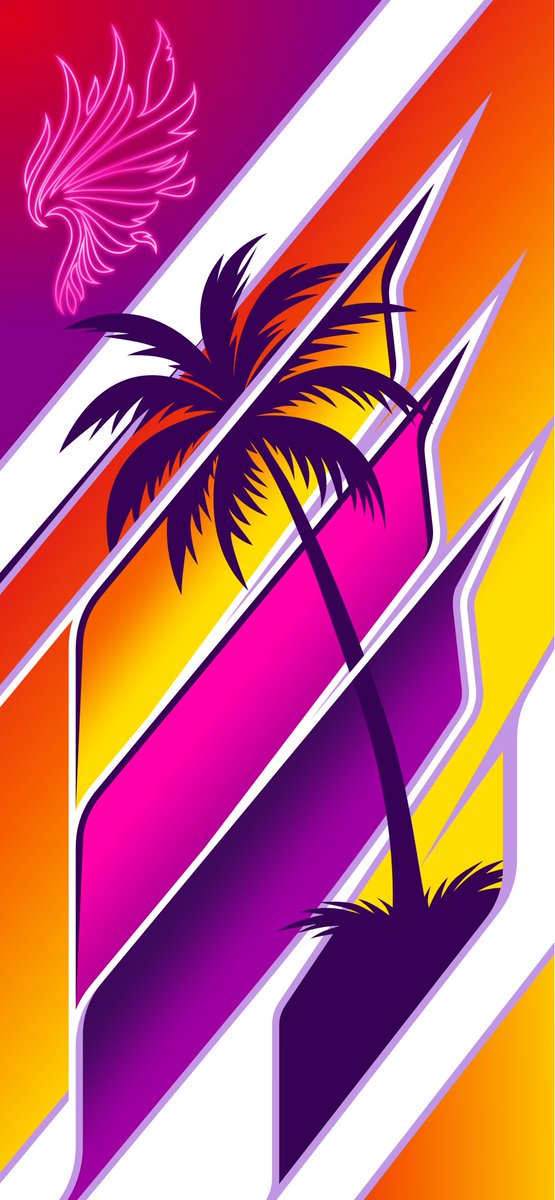 Repliqart's tweet photo. #F1 Miami weekend has started! 🌴🏁
Make it even more atmospheric with this unofficial fan-art phone wallpaper inspired by #GabrielBortoleto 2026 #MiamiGP special helmet.￼ https://t.co/eFtU56qTlp