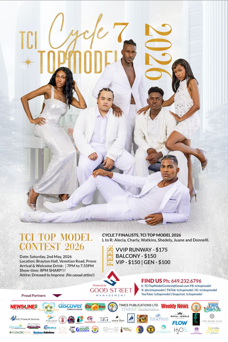 TCISTOPMODEL's tweet photo. 🎟️ Get your tickets now!

You can purchase your TCI Top Model 2026 tickets today at Brayton Hall in  starting from 10 AM.

Don’t miss out on one of the biggest fashion events of the year! https://t.co/Qcv2lQmAvy