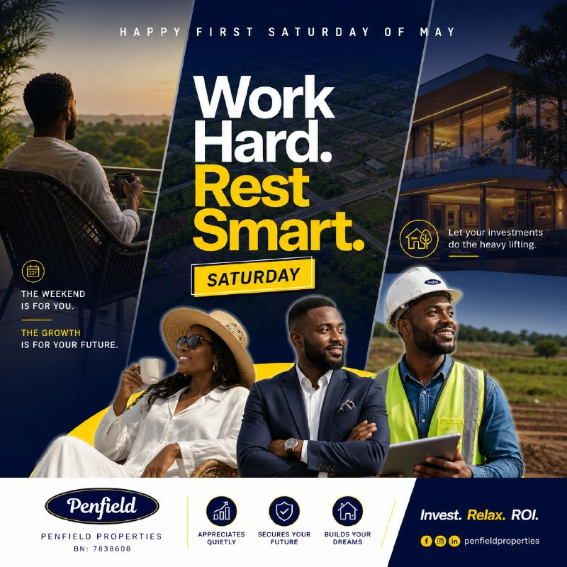 Penfieldprop's tweet photo. Work pays the bills, but assets build the lifestyle. 📈✨
This Saturday, don't just spend your hard-earned money seed it. Secure a plot of land that grows in value while you enjoy your weekend rest.
The best foundation for a stress-free life is a solid property portfolio. Invest https://t.co/HakFRn4A3D