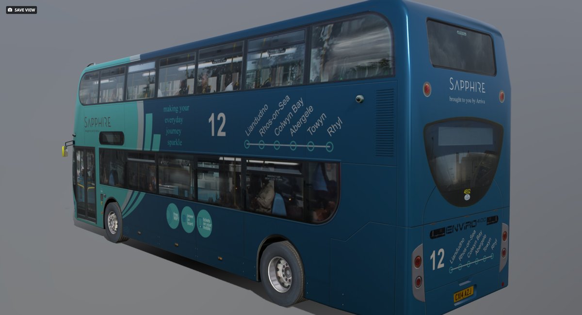 3d_ready's tweet image. 3D Model: Enviro 400 – Arriva Sapphire Route 12
Low-poly bus with 4K livery textures, optimized for games and traffic scenes. Includes FBX, OBJ, 3DS.
 Created in 3ds Max (not AI-generated).
Buy it on Ready-3D 👉 ready-3d.com/shop/alexander…
#3dmodel #bus #vehicle #gamedev