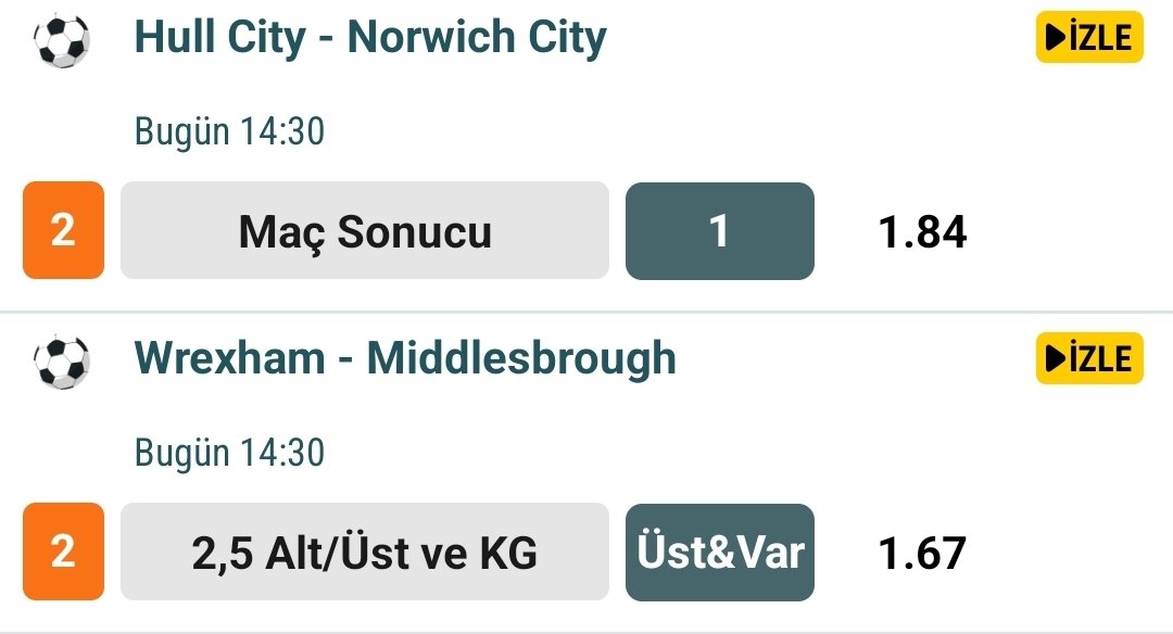 KeepersOdds's tweet photo. 02.05.2026 Championship son maçlar.. Hull ve cok yakından takip ettiğim ve gönül de verdiğim Wrexham takımı ile ilgili tahminlerim.. Umarim Wrexham playofflara kalır ve Premier Lige yükselir.. Bol şanslar.. #WrexhamAFC #HullCity #Championship https://t.co/BHaYYsqQZc