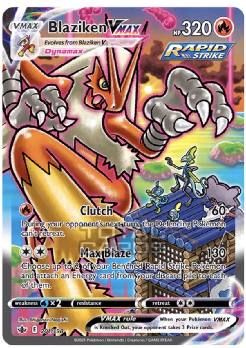 RektPokemon's tweet photo. @pokemartalerts Blaziken… https://t.co/89MSTxJkYQ
