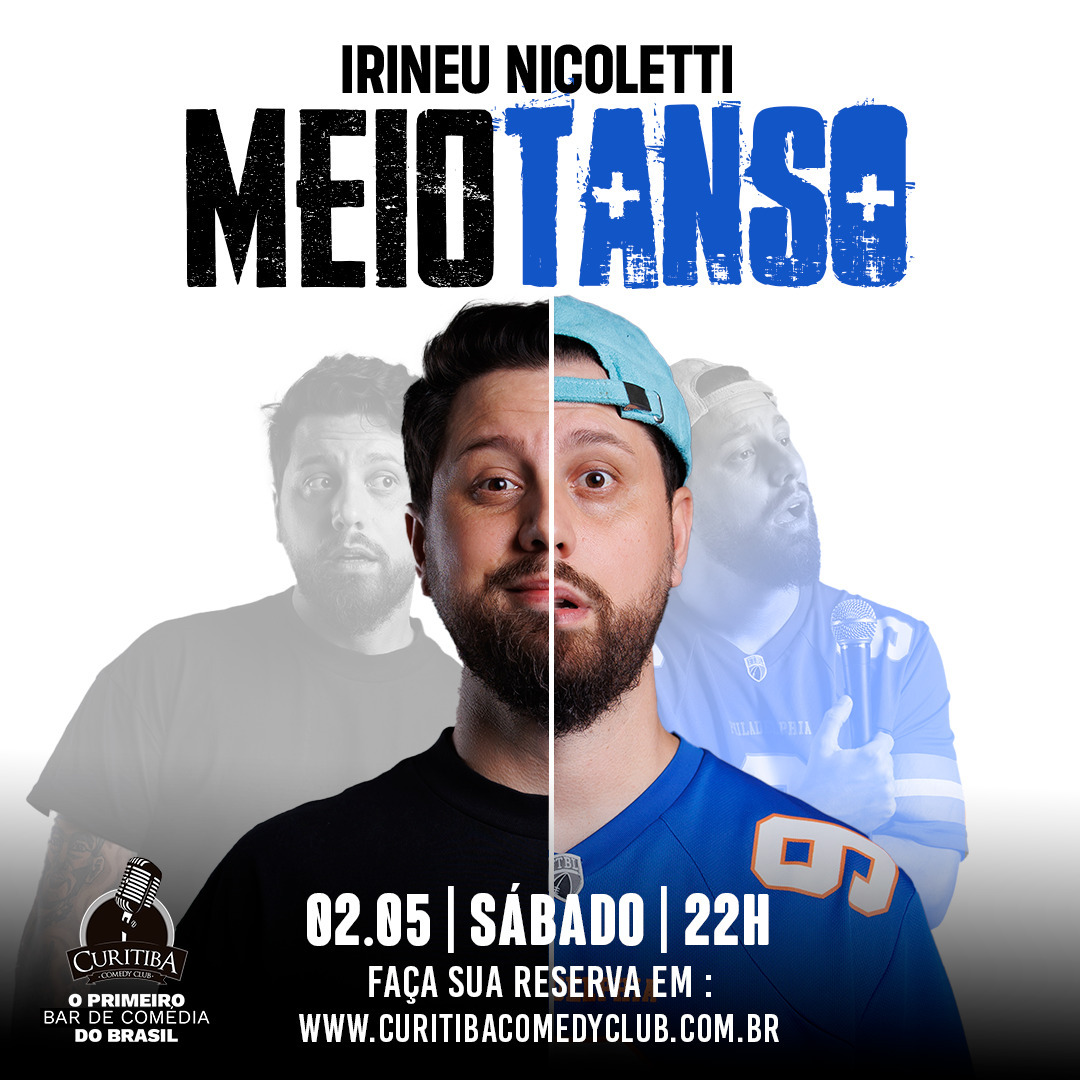Com 34 anos nas costas e muitas histórias pra compartilhar, Irineu Nicoletti apresenta seu novo show de stand-up que mistura família, relacionamentos e as confusões de quem já passou dos 30.

Entre memórias da infância, traumas de dividir uniforme com os… instagr.am/p/DX1VlWbFqys/