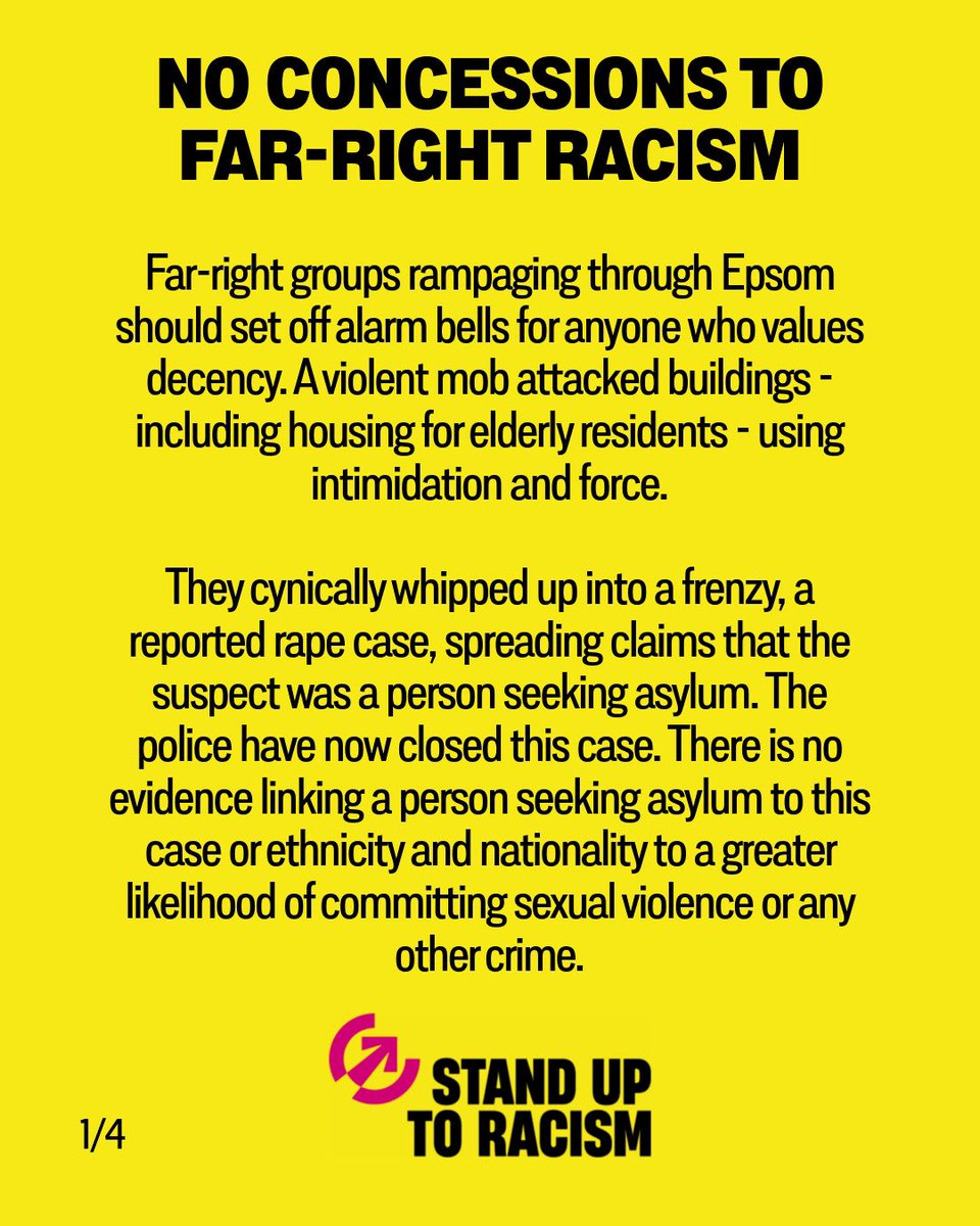 Stand Up To Racism tweet media