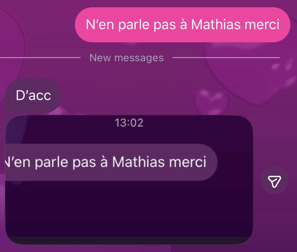 sh3wasthere's tweet photo. T’envoies un dm à ton “mllr pote” mais ce sinj de merde screen et te l’envoie à toi sans faire exprès ^^ https://t.co/vDuJr80N1a